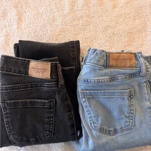 Abercrombie & Fitch Kids Girls Jeans 9/10 Long - Lot of 2